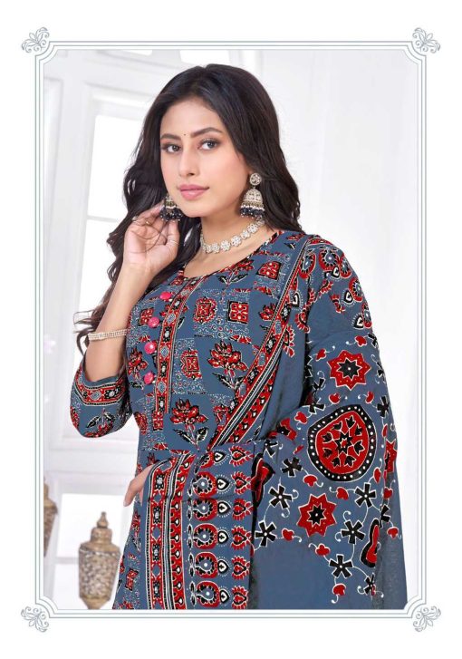 Miss World Choice Ajarakh Vol 10 Cotton Readymade Suit Catalog 10 Pcs 18 510x727 - Miss World Choice Ajarakh Vol 10 Cotton Readymade Suit Catalog 10 Pcs
