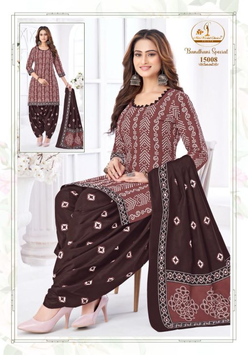 Miss World Choice Bandhani Special Vol 15 Cotton Readymade Suit Catalog 10 Pcs 11 510x729 - Miss World Choice Bandhani Special Vol 15 Cotton Readymade Suit Catalog 10 Pcs