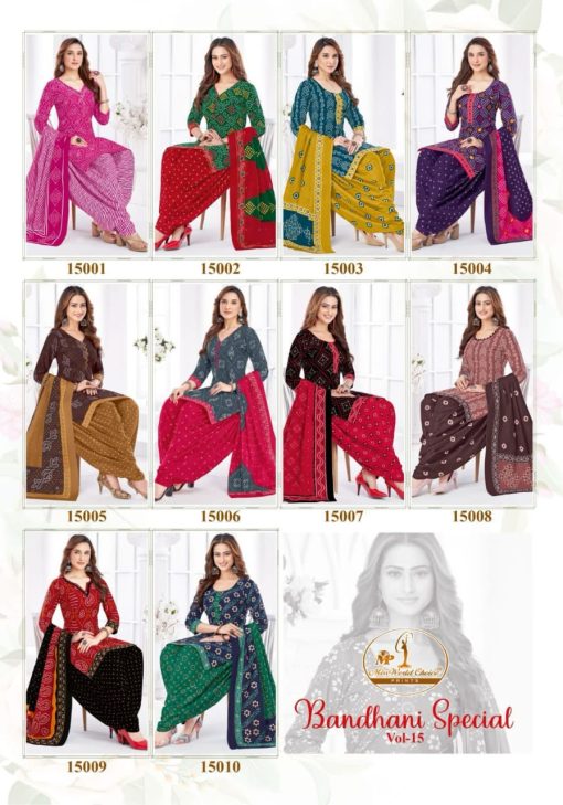 Miss World Choice Bandhani Special Vol 15 Cotton Readymade Suit Catalog 10 Pcs 19 510x729 - Miss World Choice Bandhani Special Vol 15 Cotton Readymade Suit Catalog 10 Pcs