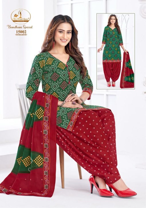 Miss World Choice Bandhani Special Vol 15 Cotton Readymade Suit Catalog 10 Pcs 7 510x729 - Miss World Choice Bandhani Special Vol 15 Cotton Readymade Suit Catalog 10 Pcs