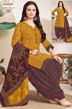 Miss World Choice Bandhani Special Vol 16 Cotton Readymade Suit Catalog 10 Pcs 247x371 - Surat Fabrics