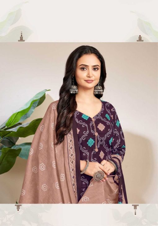 Miss World Choice Bandhani Special Vol 16 Cotton Salwar Suit Catalog 10 Pcs 11 510x728 - Miss World Choice Bandhani Special Vol 16 Cotton Salwar Suit Catalog 10 Pcs