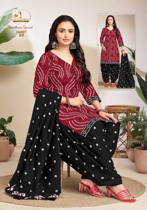 Miss World Choice Bandhani Special Vol 16 Cotton Salwar Suit Catalog 10 Pcs 17 510x728 - Miss World Choice Bandhani Special Vol 16 Cotton Salwar Suit Catalog 10 Pcs
