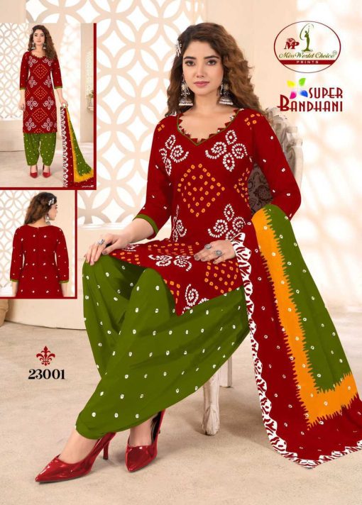 Miss World Choice Super Bandhani Vol 23 Cotton Salwar Suit Catalog 10 Pcs 10 510x712 - Miss World Choice Super Bandhani Vol 23 Cotton Salwar Suit Catalog 10 Pcs
