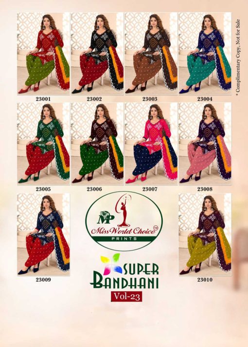 Miss World Choice Super Bandhani Vol 23 Cotton Salwar Suit Catalog 10 Pcs 12 510x712 - Miss World Choice Super Bandhani Vol 23 Cotton Salwar Suit Catalog 10 Pcs