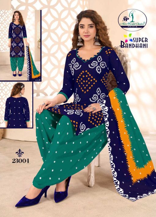 Miss World Choice Super Bandhani Vol 23 Cotton Salwar Suit Catalog 10 Pcs 2 510x712 - Miss World Choice Super Bandhani Vol 23 Cotton Salwar Suit Catalog 10 Pcs