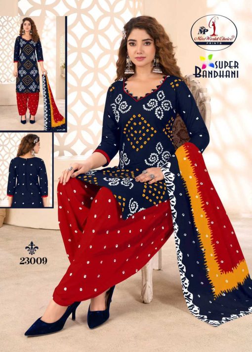 Miss World Choice Super Bandhani Vol 23 Cotton Salwar Suit Catalog 10 Pcs 5 510x712 - Miss World Choice Super Bandhani Vol 23 Cotton Salwar Suit Catalog 10 Pcs