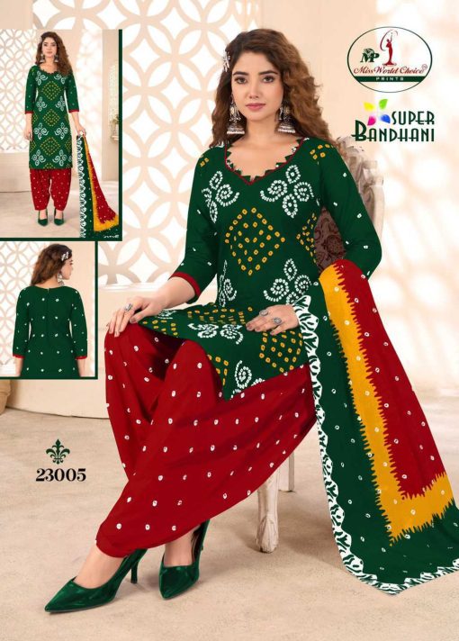 Miss World Choice Super Bandhani Vol 23 Cotton Salwar Suit Catalog 10 Pcs 7 510x712 - Miss World Choice Super Bandhani Vol 23 Cotton Salwar Suit Catalog 10 Pcs