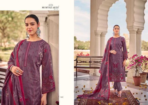 Mumtaz Arts Falaknuma Satin Salwar Suit Catalog 5 Pcs 4 510x360 - Mumtaz Arts Falaknuma Satin Salwar Suit Catalog 5 Pcs