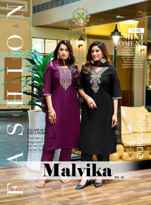 Passion Tree Malvika Vol 2 Kurti with Dupatta Bottom Fancy Catalog 8 Pcs 1 510x692 - Passion Tree Malvika Vol 2 Kurti with Dupatta Bottom Fancy Catalog 8 Pcs