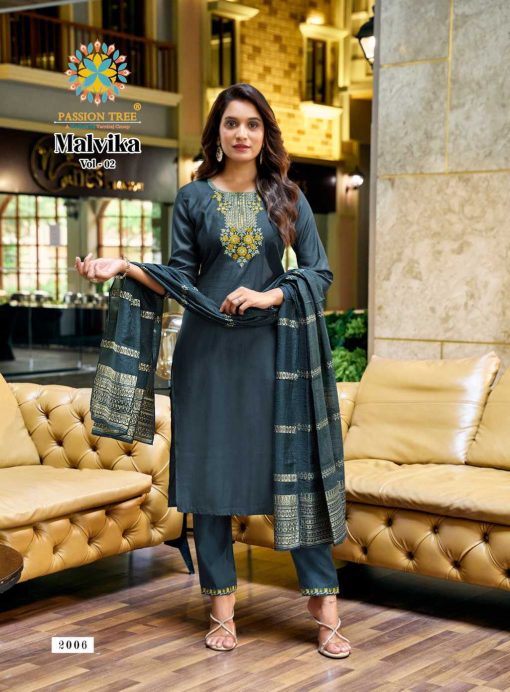 Passion Tree Malvika Vol 2 Kurti with Dupatta Bottom Fancy Catalog 8 Pcs 8 510x692 - Passion Tree Malvika Vol 2 Kurti with Dupatta Bottom Fancy Catalog 8 Pcs