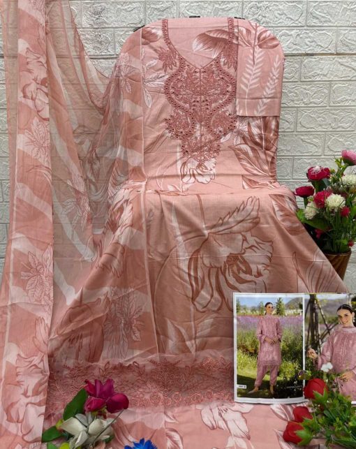 Shraddha Flora Vol 1 Chiffon Cotton Salwar Suit Catalog 6 Pcs 8 510x643 - Shraddha Flora Vol 1 Chiffon Cotton Salwar Suit Catalog 6 Pcs