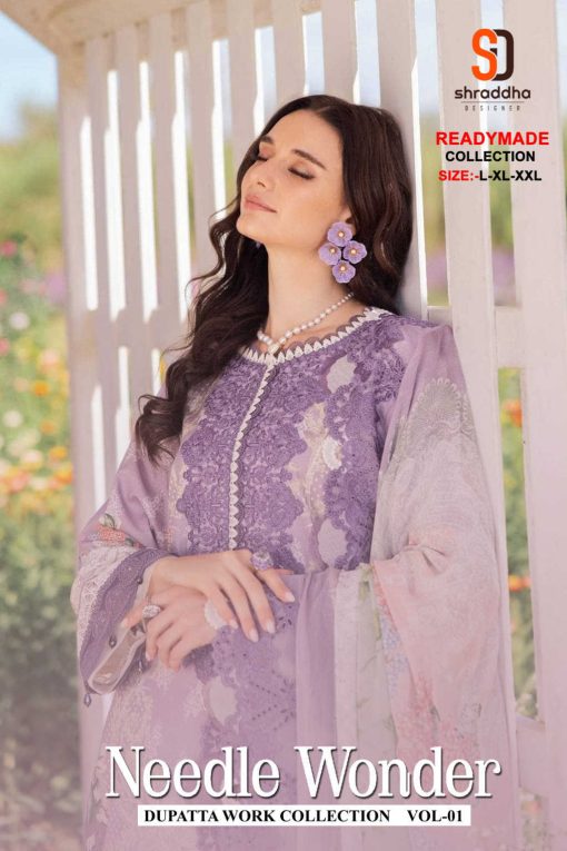 Shraddha Needle Wonder Dupatta Work Collection Vol 1 Cotton Readymade Suit Catalog 6 Pcs 1 510x765 - Shraddha Needle Wonder Dupatta Work Collection Vol 1 Cotton Readymade Suit Catalog 6 Pcs
