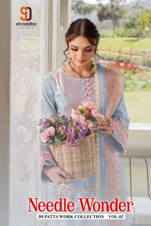 Shraddha Needle Wonder Vol 2 Chiffon Cotton Salwar Suit Catalog 4 Pcs 1 510x765 - Shraddha Needle Wonder Vol 2 Chiffon Cotton Salwar Suit Catalog 4 Pcs