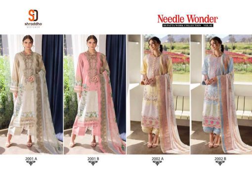 Shraddha Needle Wonder Vol 2 Chiffon Cotton Salwar Suit Catalog 4 Pcs 7 510x383 - Shraddha Needle Wonder Vol 2 Chiffon Cotton Salwar Suit Catalog 4 Pcs