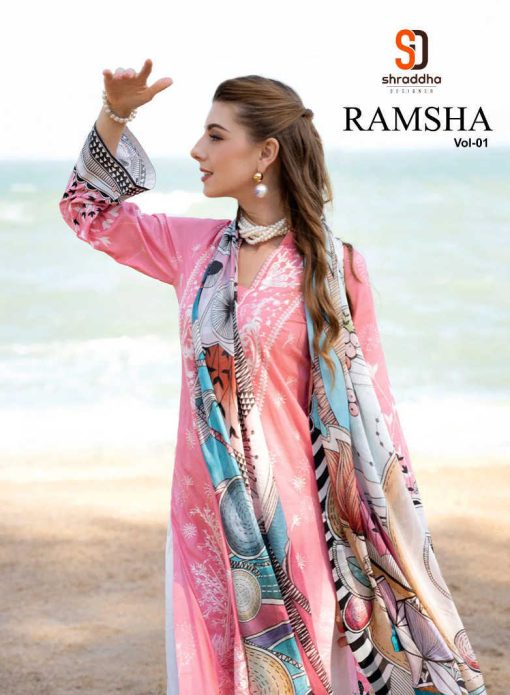 Shraddha Ramsha Vol 1 Chiffon Cotton Salwar Suit Catalog 4 Pcs 1 510x695 - Shraddha Ramsha Vol 1 Chiffon Cotton Salwar Suit Catalog 4 Pcs