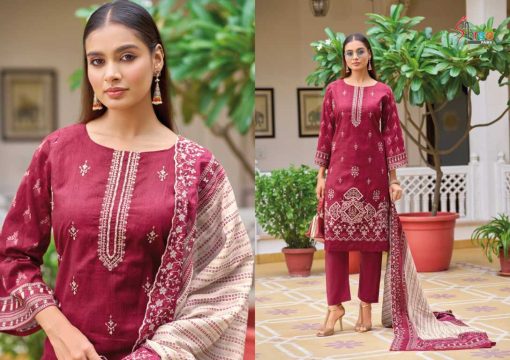 Shree Fabs Bin Saeed Lawn Collection Vol 22 Cotton Salwar Suit Catalog 6 Pcs 8 1 510x360 - Shree Fabs Bin Saeed Lawn Collection Vol 22 Cotton Salwar Suit Catalog 6 Pcs