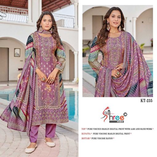 Shree Fabs KT 235 Viscose Salwar Suit Catalog 4 Pcs 4 510x510 - Shree Fabs KT 235 Viscose Salwar Suit Catalog 4 Pcs