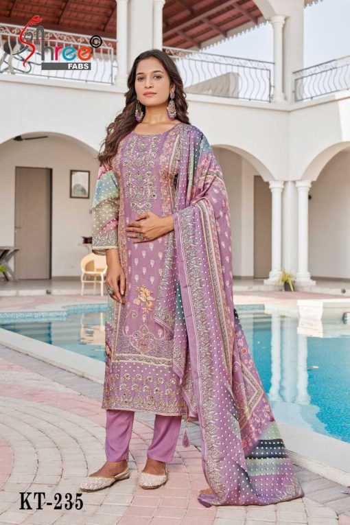Shree Fabs KT 235 Viscose Salwar Suit Catalog 4 Pcs 5 510x765 - Shree Fabs KT 235 Viscose Salwar Suit Catalog 4 Pcs