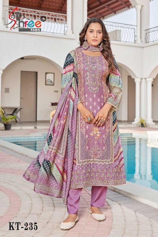 Shree Fabs KT 235 Viscose Salwar Suit Catalog 4 Pcs 6 510x765 - Shree Fabs KT 235 Viscose Salwar Suit Catalog 4 Pcs