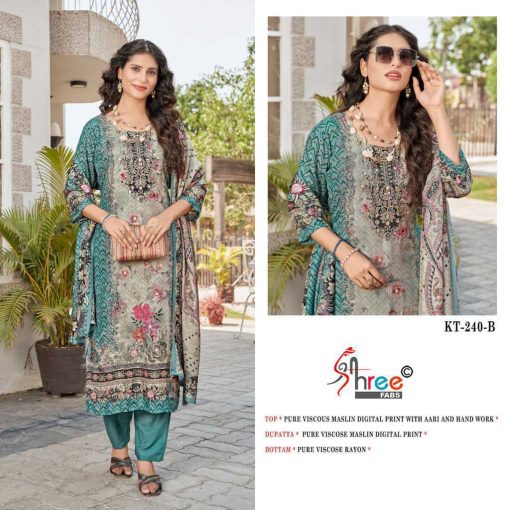 Shree Fabs KT 240 Viscose Salwar Suit Catalog 4 Pcs 5 510x510 - Shree Fabs KT 240 Viscose Salwar Suit Catalog 4 Pcs