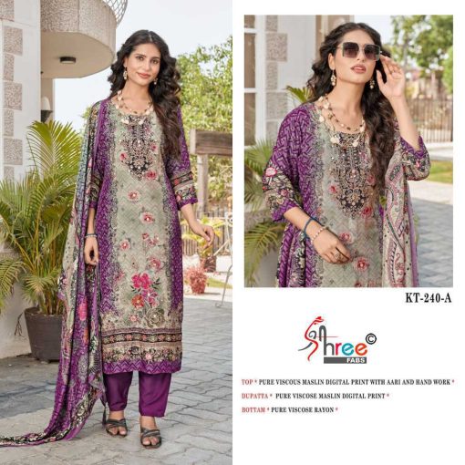 Shree Fabs KT 240 Viscose Salwar Suit Catalog 4 Pcs 6 510x510 - Shree Fabs KT 240 Viscose Salwar Suit Catalog 4 Pcs