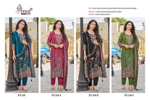 Shree Fabs KT 246 Viscose Salwar Suit Catalog 4 Pcs 8 510x340 - Shree Fabs KT 246 Viscose Salwar Suit Catalog 4 Pcs