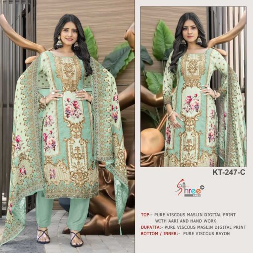 Shree Fabs KT 247 Viscose Salwar Suit Catalog 4 Pcs 1 510x510 - Shree Fabs KT 247 Viscose Salwar Suit Catalog 4 Pcs