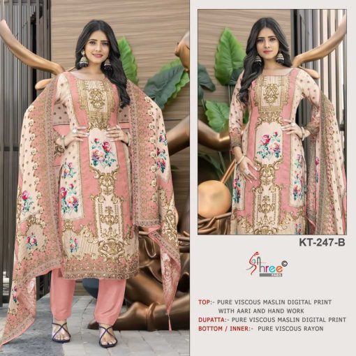 Shree Fabs KT 247 Viscose Salwar Suit Catalog 4 Pcs 3 510x510 - Shree Fabs KT 247 Viscose Salwar Suit Catalog 4 Pcs