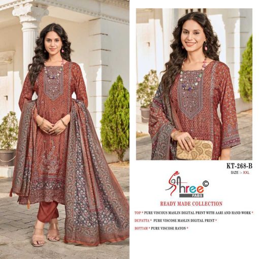 Shree Fabs KT 268 Viscose Salwar Suit Catalog 4 Pcs 2 510x510 - Shree Fabs KT 268 Viscose Salwar Suit Catalog 4 Pcs