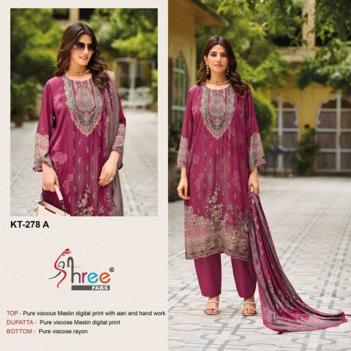 Shree Fabs KT 278 Viscose Salwar Suit Catalog 4 Pcs 1 510x510 - Shree Fabs KT 278 Viscose Salwar Suit Catalog 4 Pcs