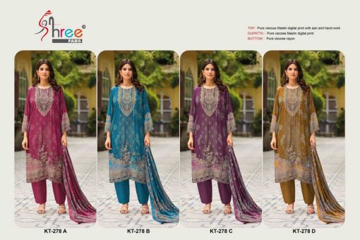 Shree Fabs KT 278 Viscose Salwar Suit Catalog 4 Pcs 8 510x340 - Shree Fabs KT 278 Viscose Salwar Suit Catalog 4 Pcs