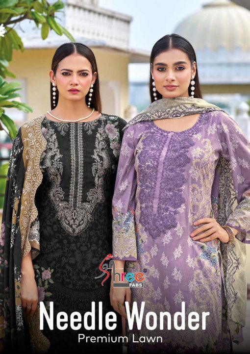 Shree Fabs Needle Wonder Premium Lawn Chiffon Cotton Salwar Suit Catalog 7 Pcs 1 510x722 - Shree Fabs Needle Wonder Premium Lawn Chiffon Cotton Salwar Suit Catalog 7 Pcs