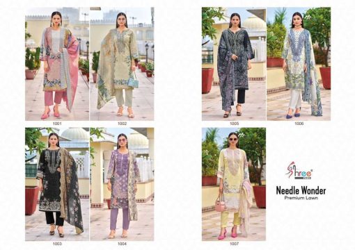 Shree Fabs Needle Wonder Premium Lawn Chiffon Cotton Salwar Suit Catalog 7 Pcs 17 510x360 - Shree Fabs Needle Wonder Premium Lawn Chiffon Cotton Salwar Suit Catalog 7 Pcs