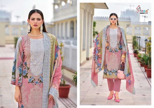 Shree Fabs Needle Wonder Premium Lawn Chiffon Cotton Salwar Suit Catalog 7 Pcs 4 510x360 - Shree Fabs Needle Wonder Premium Lawn Chiffon Cotton Salwar Suit Catalog 7 Pcs