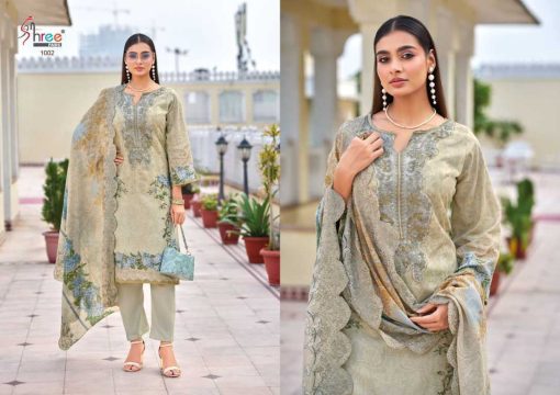 Shree Fabs Needle Wonder Premium Lawn Chiffon Cotton Salwar Suit Catalog 7 Pcs 5 510x360 - Shree Fabs Needle Wonder Premium Lawn Chiffon Cotton Salwar Suit Catalog 7 Pcs
