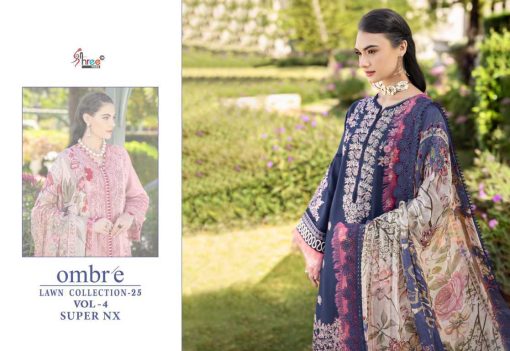Shree Fabs Ombre Lawn Collection 25 Vol 4 Super NX Chiffon Cotton Salwar Suit Catalog 5 Pcs 2 510x351 - Shree Fabs Ombre Lawn Collection 25 Vol 4 Super NX Chiffon Cotton Salwar Suit Catalog 5 Pcs