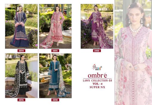 Shree Fabs Ombre Lawn Collection 25 Vol 4 Super NX Chiffon Cotton Salwar Suit Catalog 5 Pcs 8 510x351 - Shree Fabs Ombre Lawn Collection 25 Vol 4 Super NX Chiffon Cotton Salwar Suit Catalog 5 Pcs