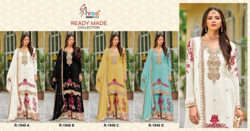 Shree Fabs R 1948 A D Chinon Readymade Salwar Suit Catalog 4 Pcs 9 510x268 - Shree Fabs R 1948 A-D Chinon Readymade Salwar Suit Catalog 4 Pcs
