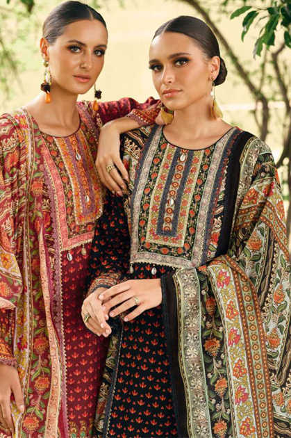 The Heritage Shop Bagh Vol 4 Cotton Salwar Suit Catalog 6 Pcs