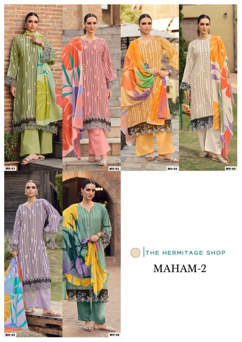 The Heritage Shop Maham Vol 2 Satin Salwar Suit Catalog 6 Pcs (22) The Heritage Shop Maham Vol 2 Satin Salwar Suit Catalog 6 Pcs - Image 23