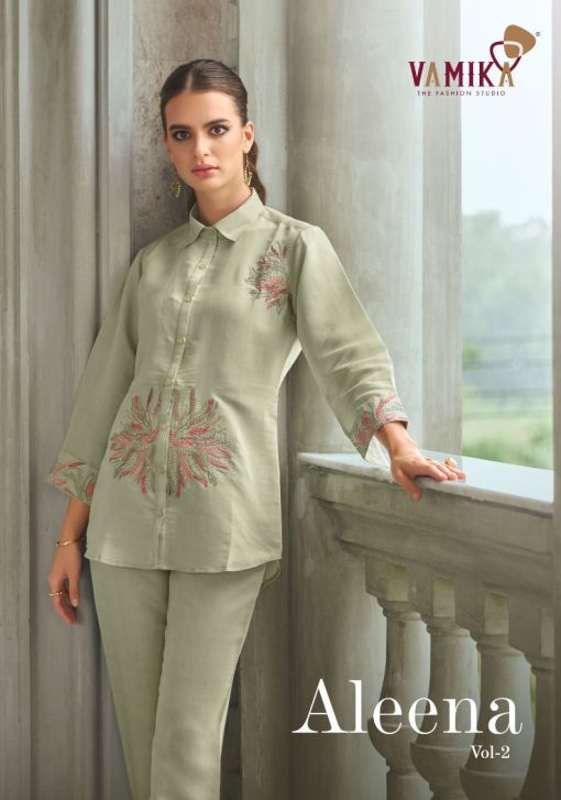 Vamika Aleena Vol 2 Viscose Kurti with Pant Catalog 4 Pcs 6 510x727 - Vamika Aleena Vol 2 Viscose Kurti with Pant Catalog 4 Pcs