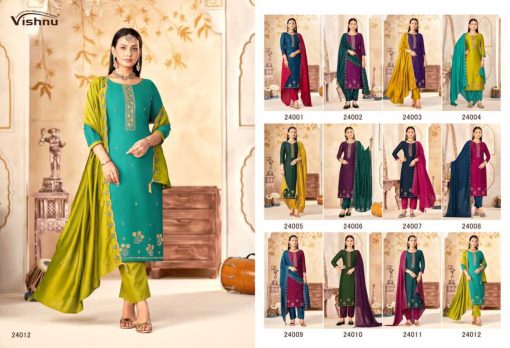 Vishnu Maharang Silk Salwar Suit Catalog 12 Pcs 12 510x348 - Vishnu Maharang Silk Salwar Suit Catalog 12 Pcs