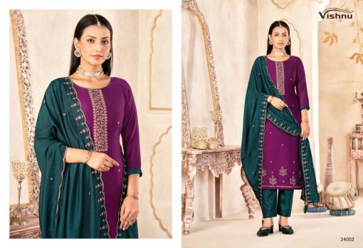 Vishnu Maharang Silk Salwar Suit Catalog 12 Pcs 9 510x348 - Vishnu Maharang Silk Salwar Suit Catalog 12 Pcs