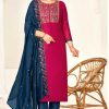 Vishnu Rameena Vol 3 Silk Salwar Suit Catalog 12 Pcs