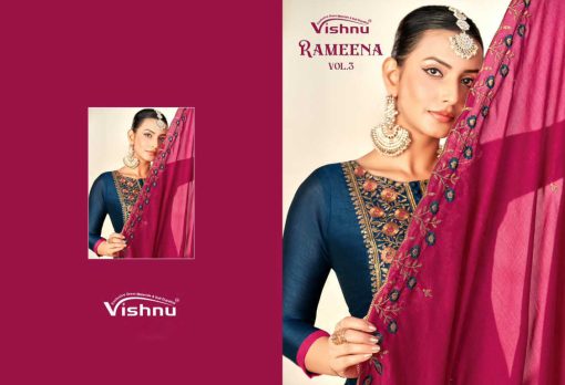 Vishnu Rameena Vol 3 Silk Salwar Suit Catalog 12 Pcs 11 510x348 - Vishnu Rameena Vol 3 Silk Salwar Suit Catalog 12 Pcs