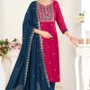 Vishnu Sanwali Vol 2 Silk Salwar Suit Catalog 12 Pcs