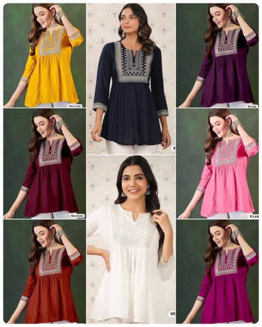 Adaa Vol 2 Tops Rayon Catalog 8 Pcs 11 510x637 - Adaa Vol 2 Tops Rayon Catalog 8 Pcs