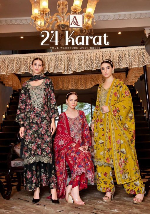 Alok 24 Karat Viscose Salwar Suit Catalog 6 Pcs 1 510x728 - Alok 24 Karat Viscose Salwar Suit Catalog 6 Pcs