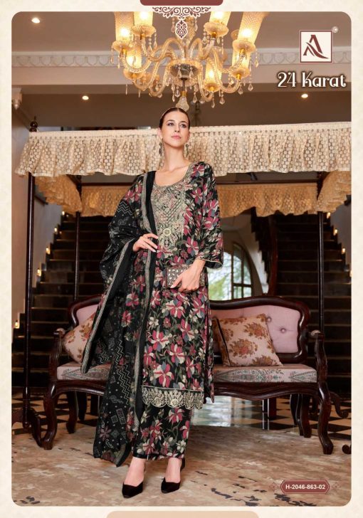 Alok 24 Karat Viscose Salwar Suit Catalog 6 Pcs 7 510x728 - Alok 24 Karat Viscose Salwar Suit Catalog 6 Pcs